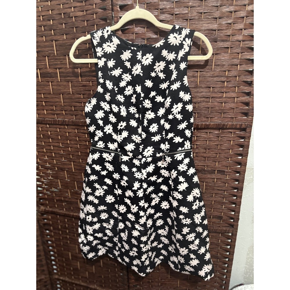 ann taylor‎ dress 8P  Floral Sleeveless Fit & Flare Dress Cute Spring Summer